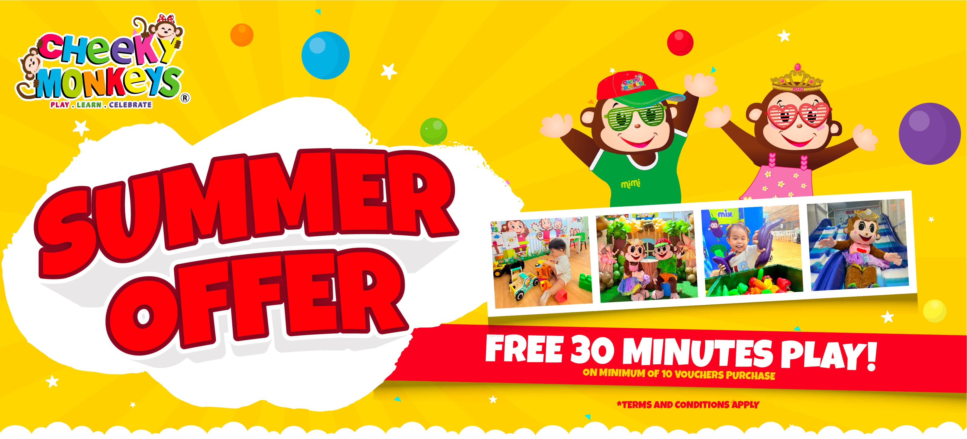 Cheeky Monkeys summer offer