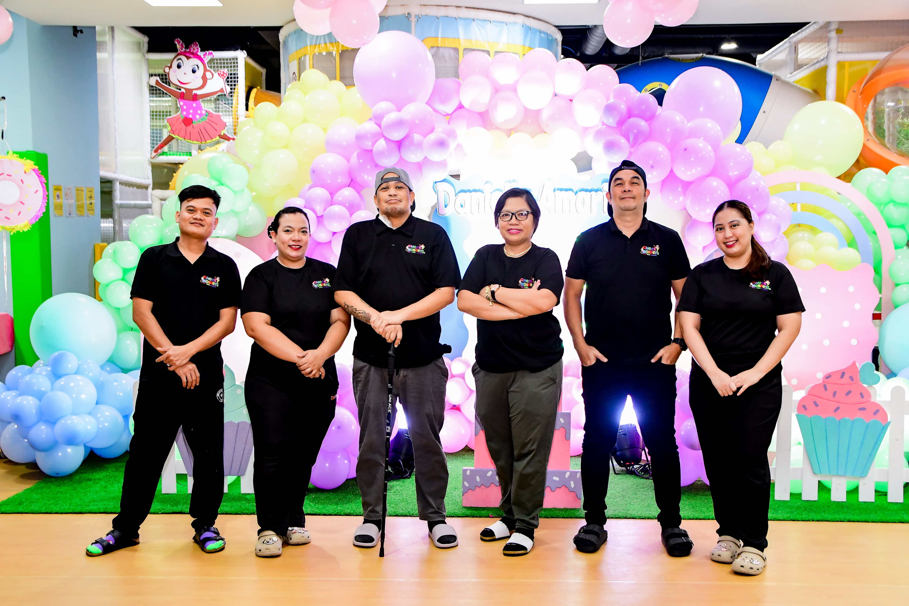 The Cheeky Monkeys team at Metlive Pasay